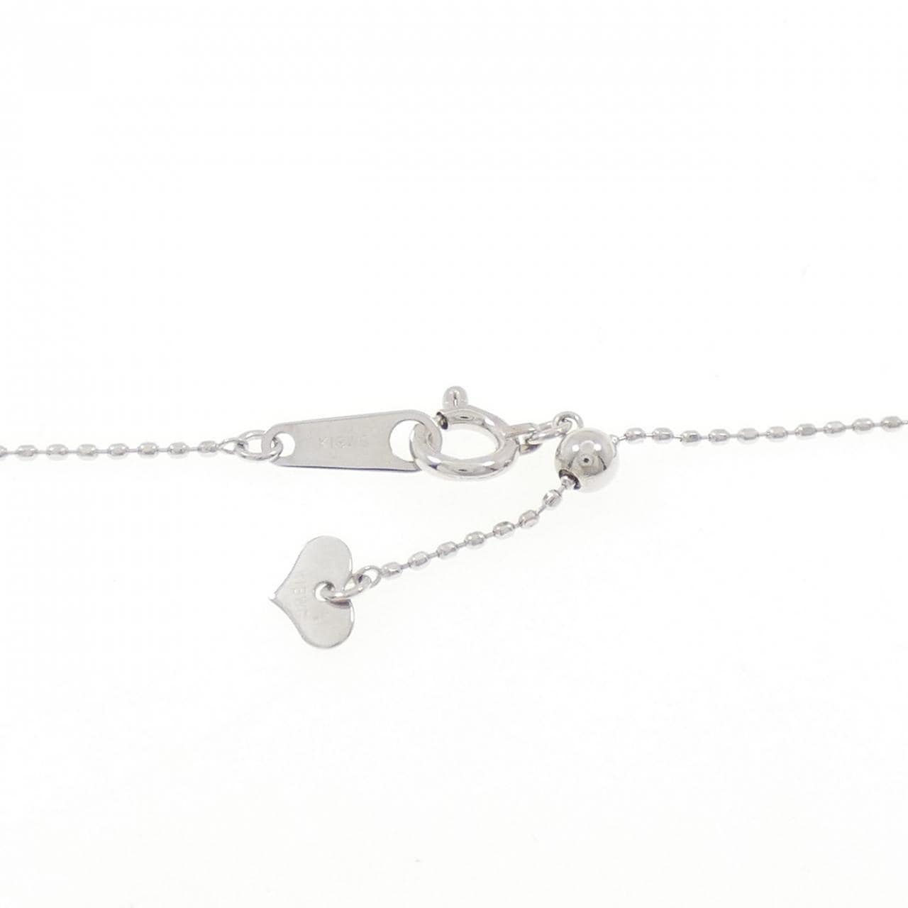 K18WG ダイヤモンド ネックレス 0.26CT