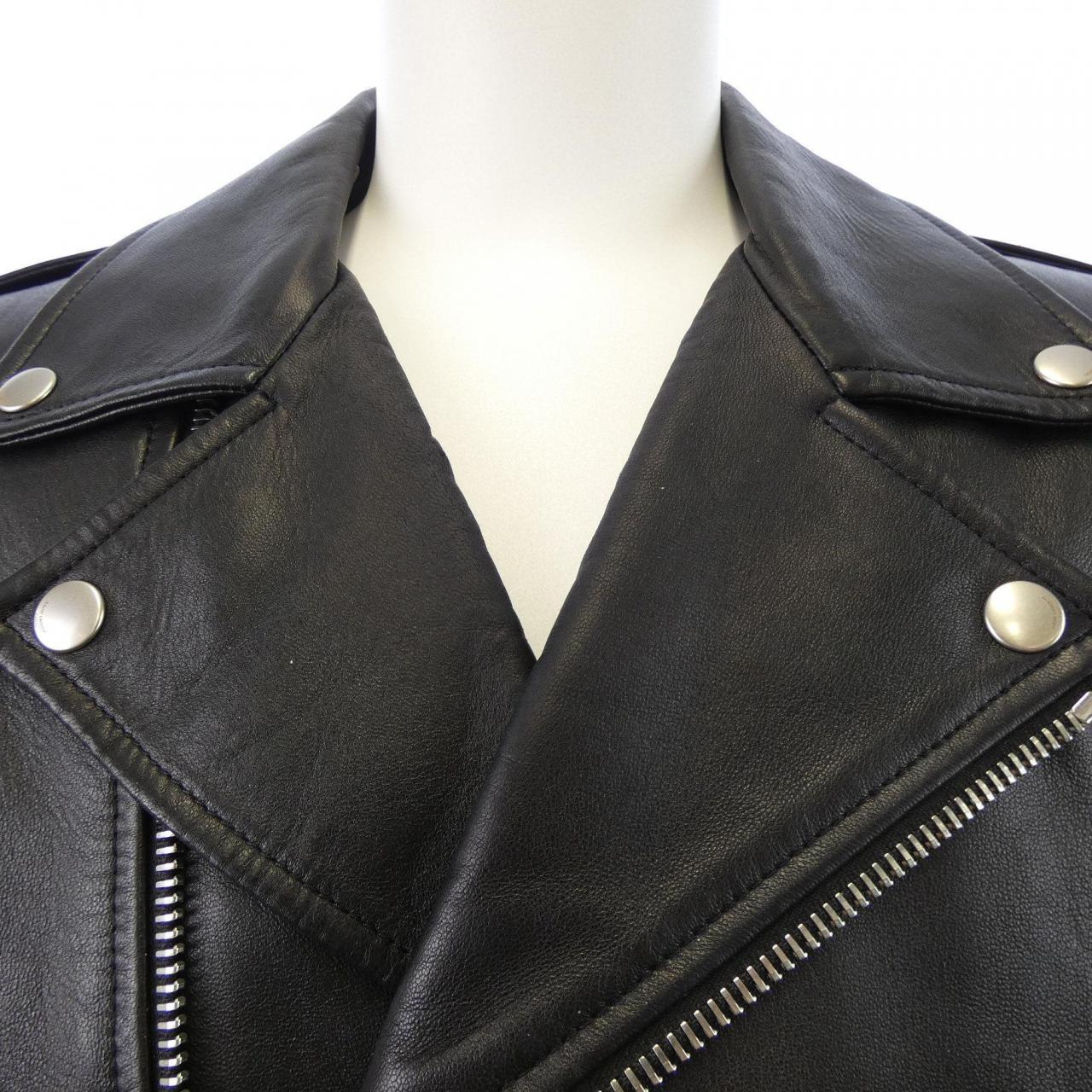 サンローラン SAINT LAURENT L01O　クラシックモーターサイクルジャケット 484284 Y5YA2 レザーライダースジャケット