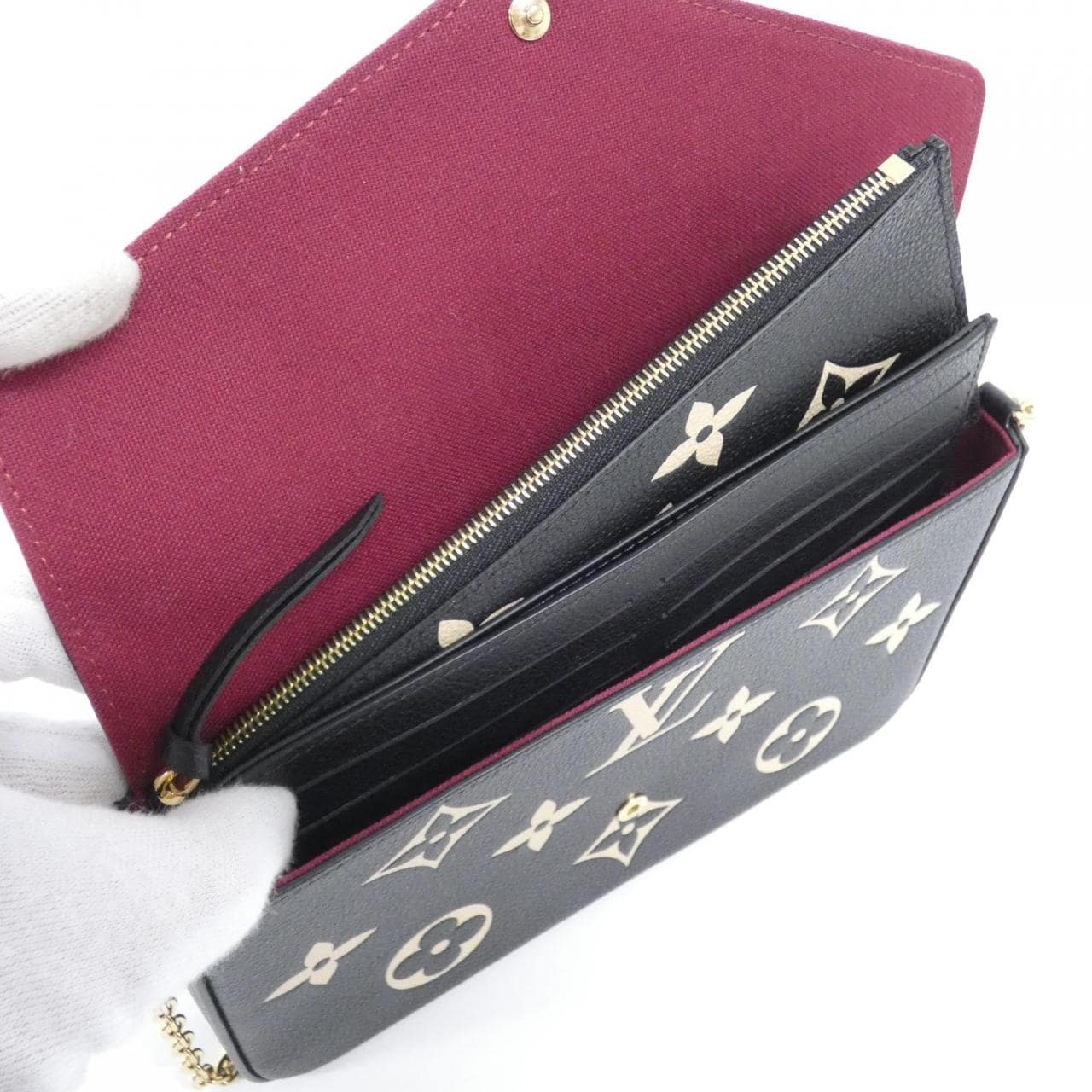 ルイヴィトン バイカラー モノグラム アンプラント ポシェット フェリシー M82479 ショルダーバッグ