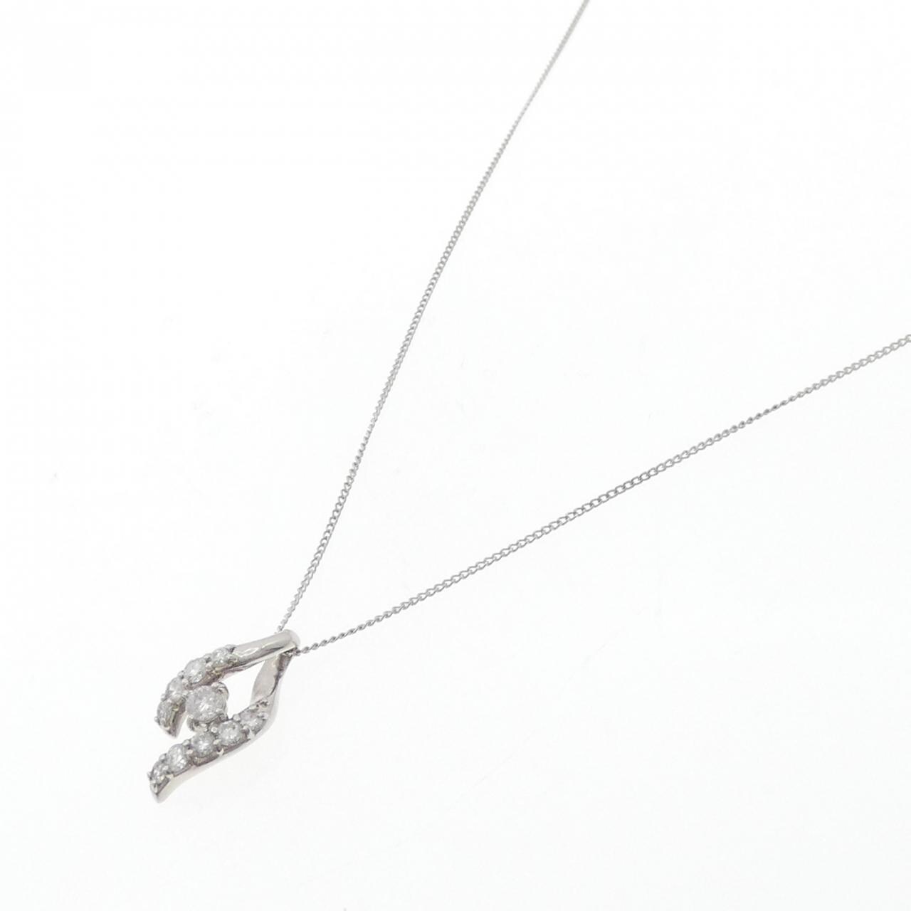 PT900/PT850 ダイヤモンド ネックレス 0.52CT