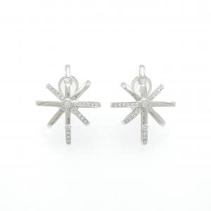 K18WG ダイヤモンド ピアス/イヤリング 0.28CT