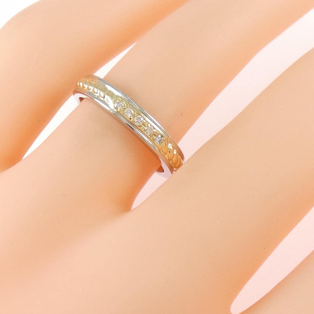PT900/K18YG ダイヤモンド リング 0.05CT