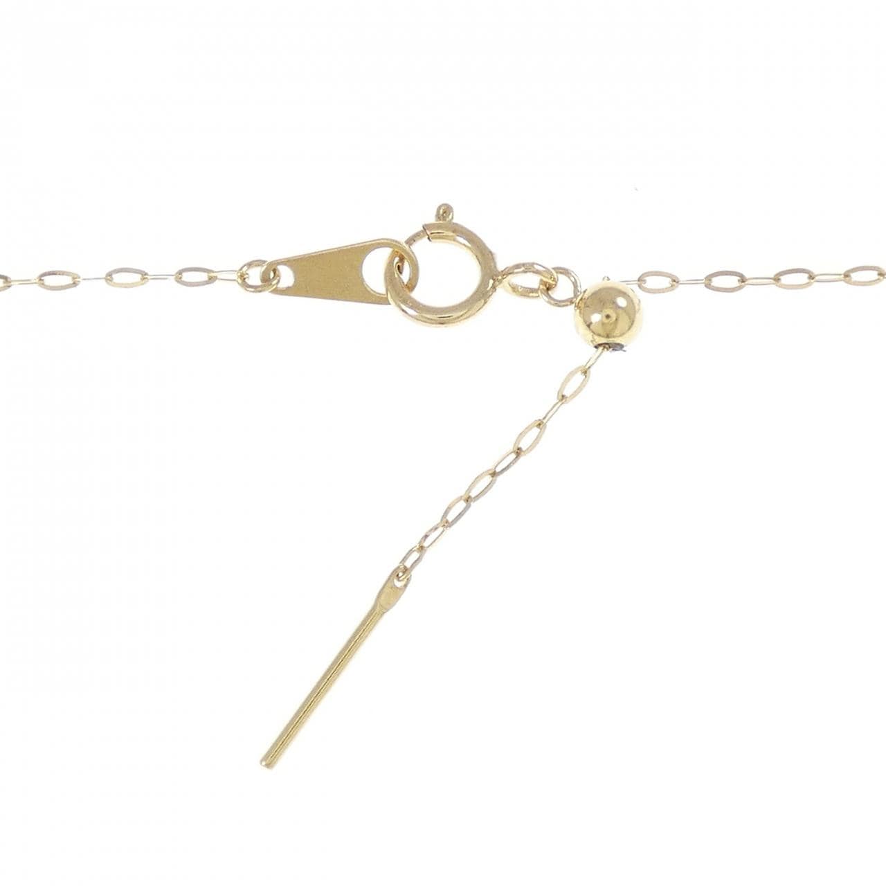 K18YG ダイヤモンド ネックレス 0.32CT
