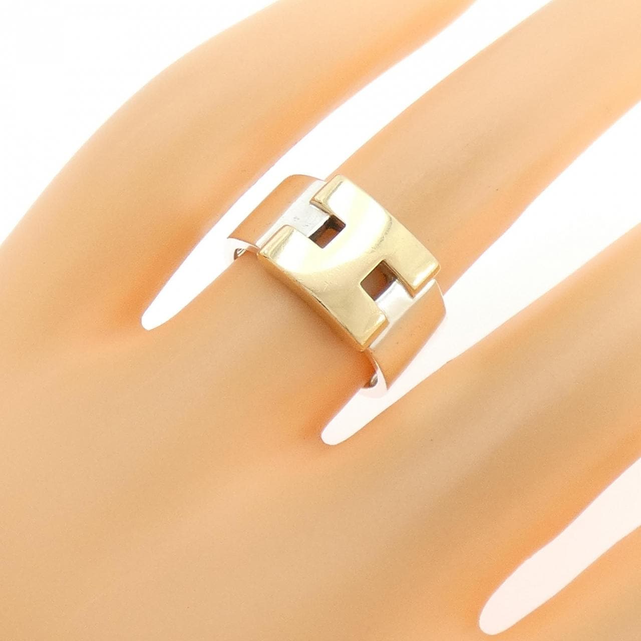 【ヴィンテージ】エルメス 925/750YG リング