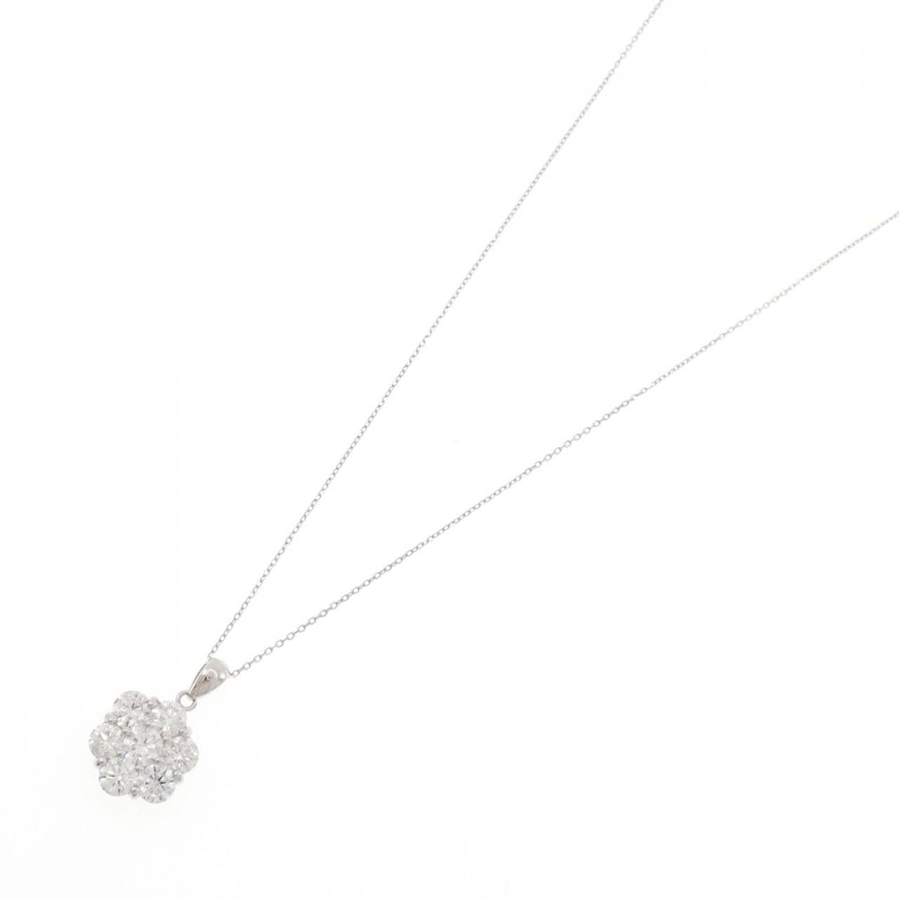 PT900/PT850 ダイヤモンド ネックレス 2.00CT