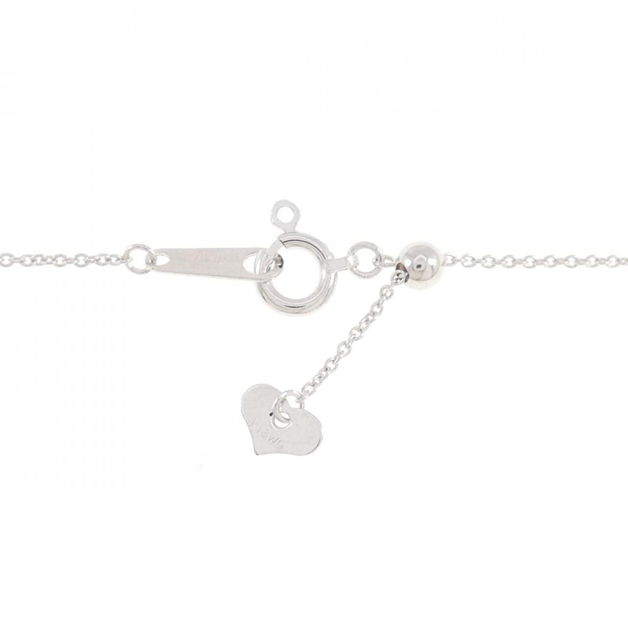 K18WG ダイヤモンド ネックレス 0.10CT