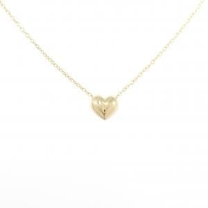 K18YG ハート ネックレス