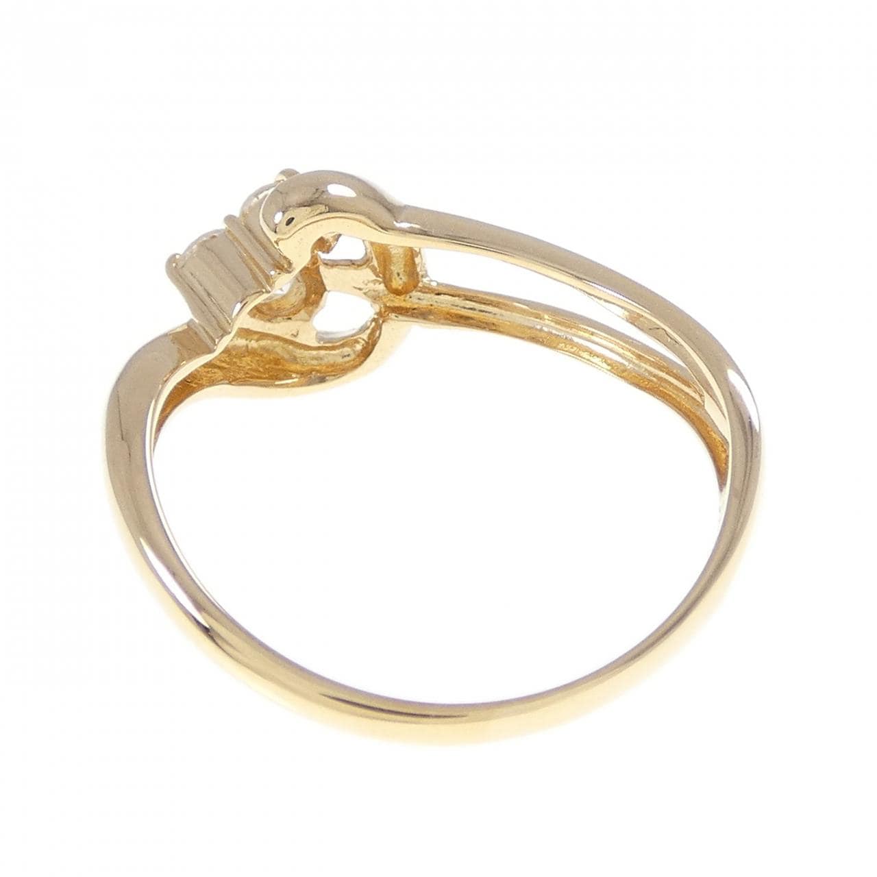 K18YG ダイヤモンド リング 0.16CT