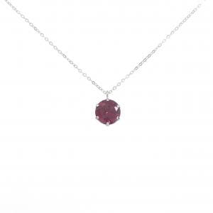 PT900/PT850 ガーネット ネックレス 1.00CT