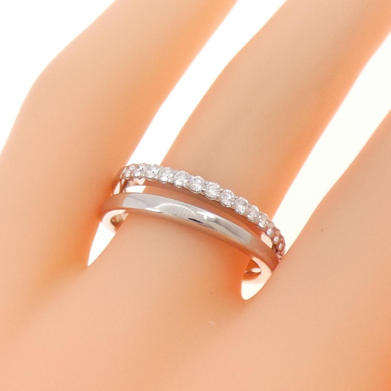 K18WG ダイヤモンド リング 0.28CT