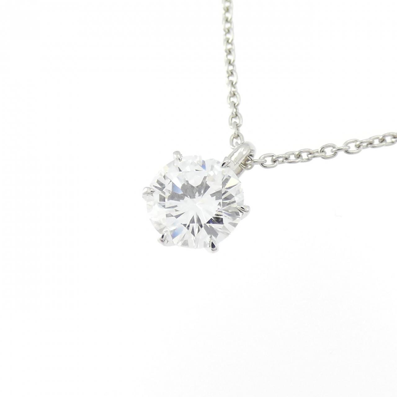 【リメイク】PT900/PT850 ダイヤモンド ネックレス 0.516CT D VS1 VG