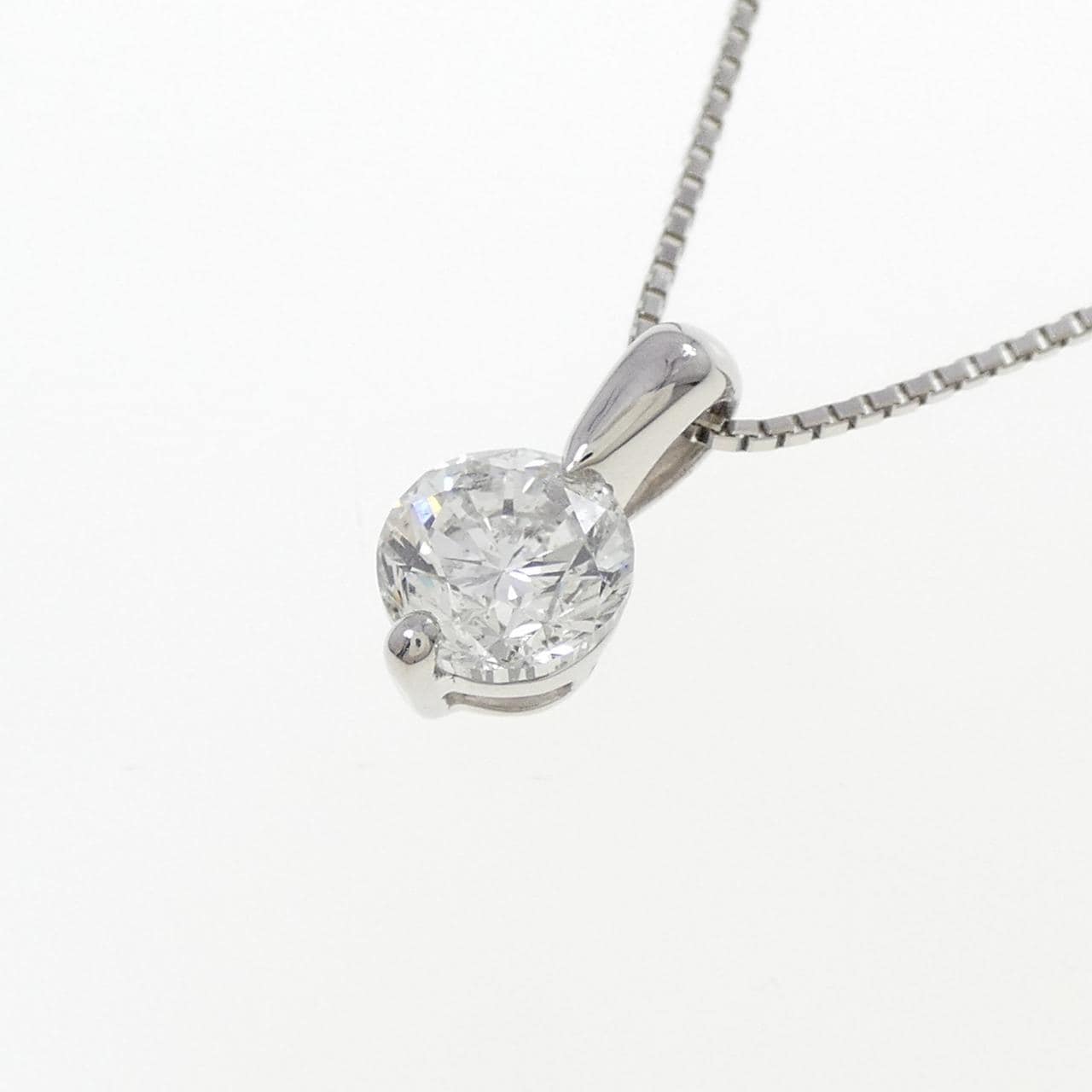 PT900/PT850 ソリティア ダイヤモンド ネックレス 1.000CT