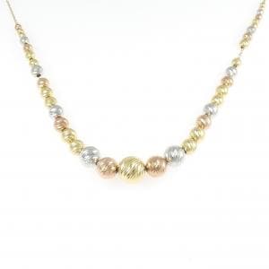 【新品】750スリーカラー ネックレス