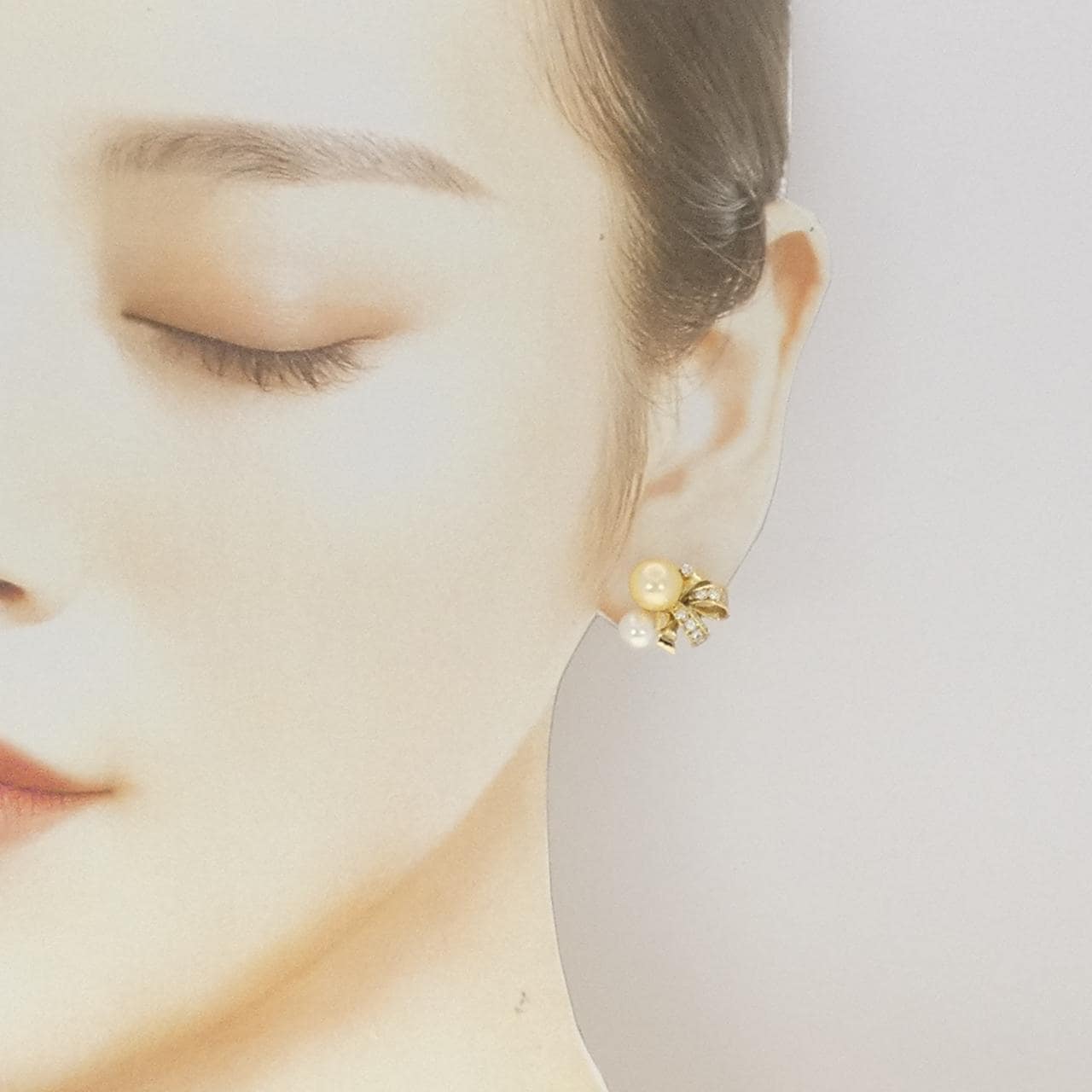 K18YG アコヤパール ピアス