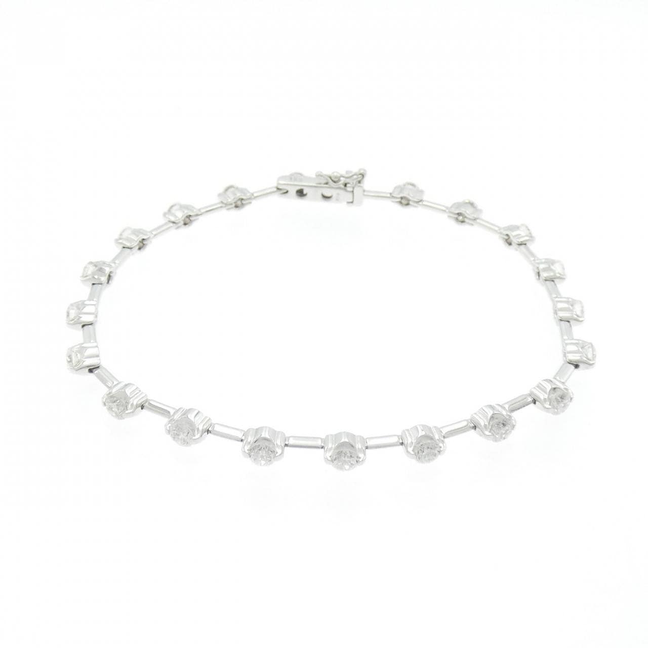 LINE ダイヤモンド ブレスレット 2.50CT