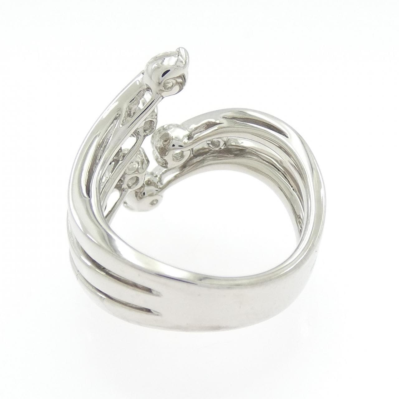 750WG ダイヤモンド リング 1.21CT