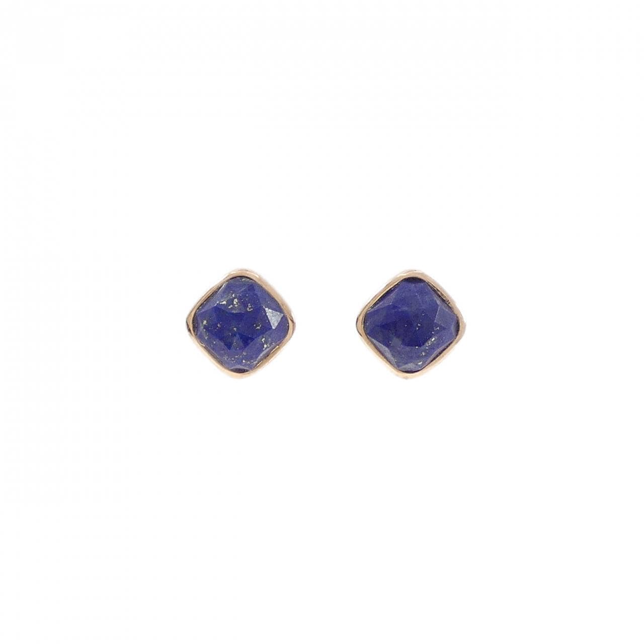 585PG/K14PG ラピスラズリ ピアス