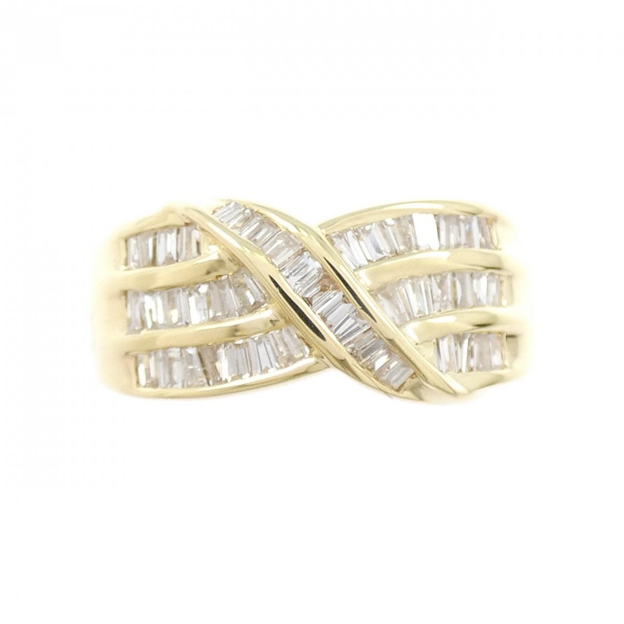 K18YG ダイヤモンド リング 0.70CT