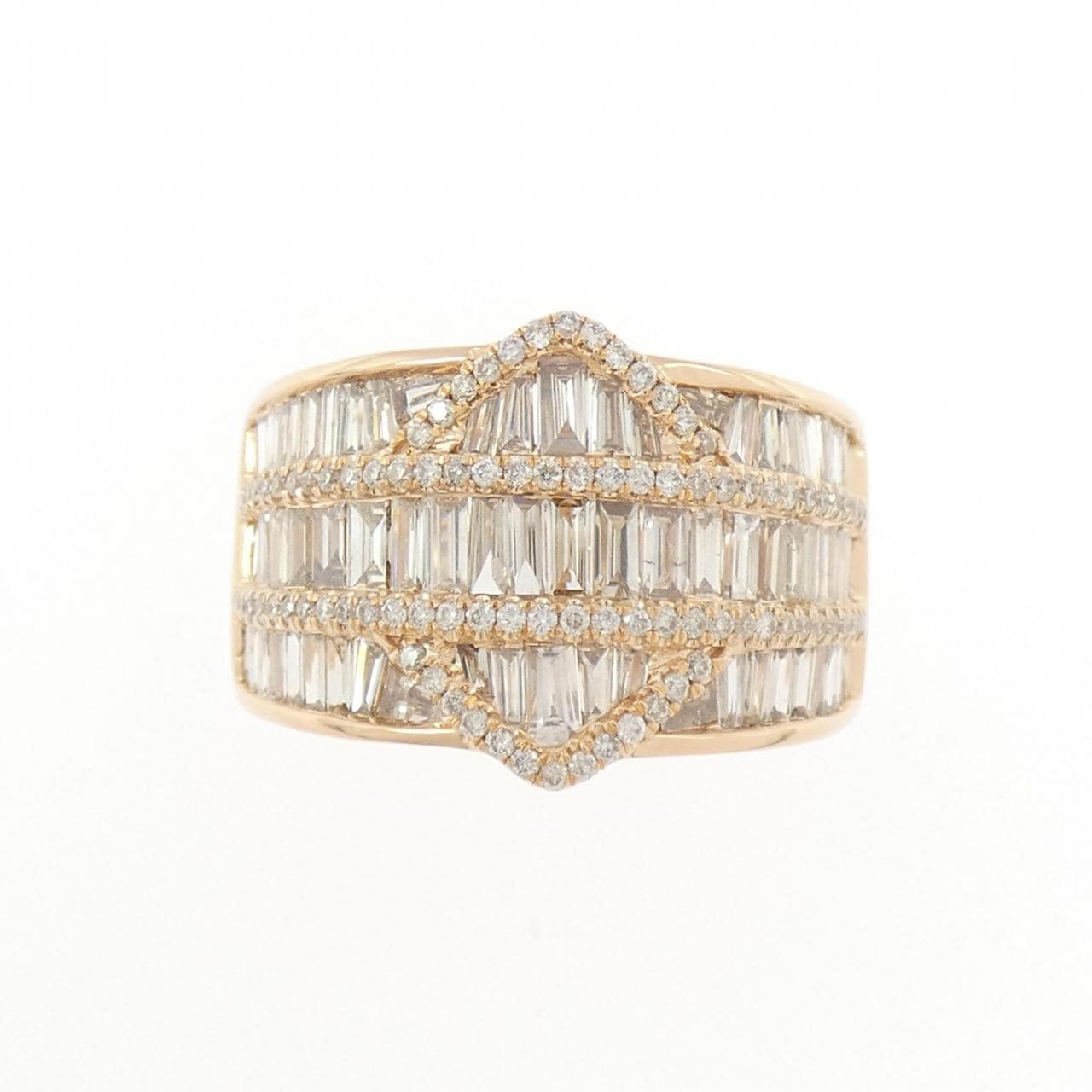 K18PG ダイヤモンド リング 2.00CT