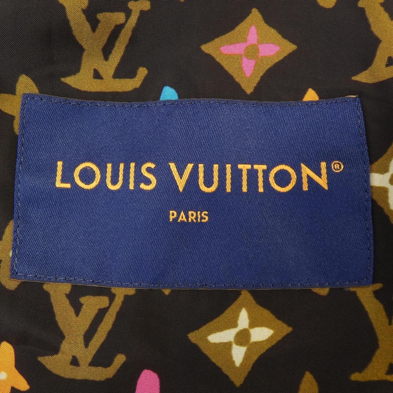 ルイヴィトン LOUIS VUITTON コットンアビエイタージャケットウィズモノグラムフリースカラー HRB01WJNI ブルゾン