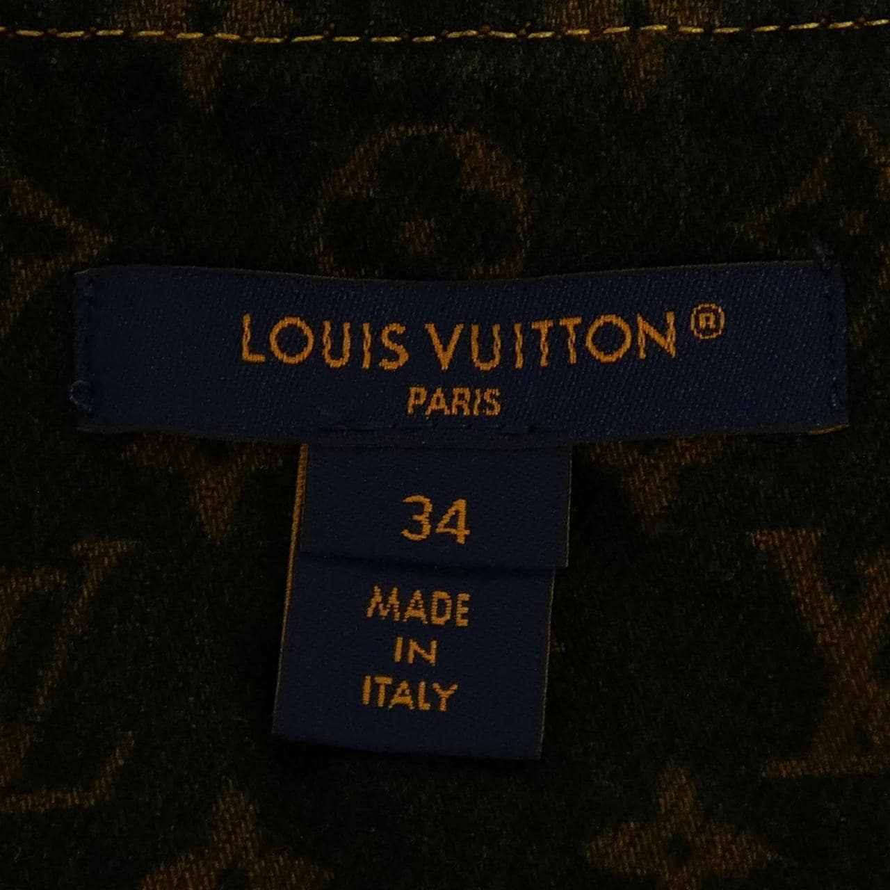 ルイヴィトン LOUIS VUITTON モノグラムデニム ボタンフロントドレス FTDR51WYZ ワンピース