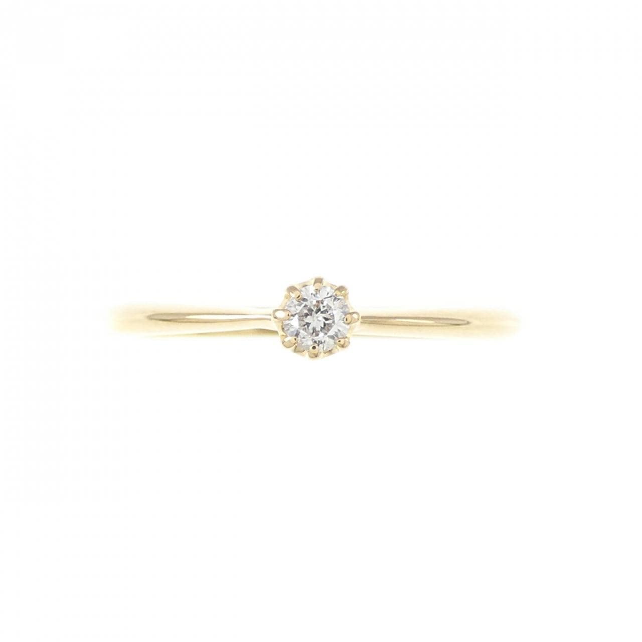K18YG ダイヤモンド リング 0.06CT