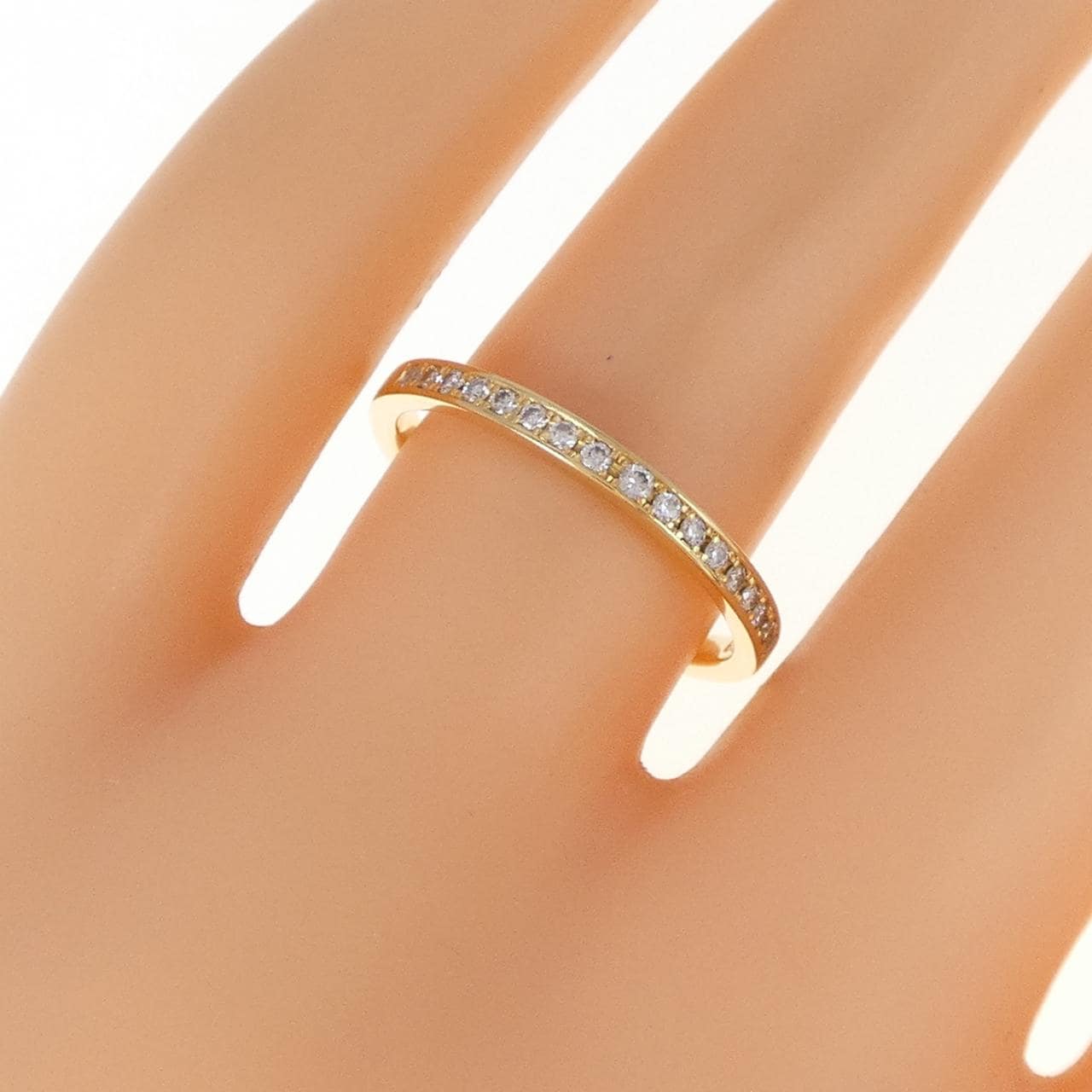 K18YG ダイヤモンド リング 0.14CT
