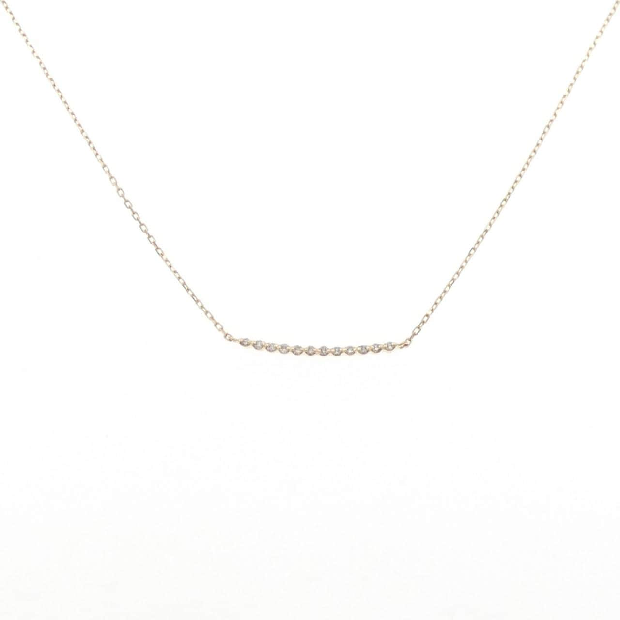 アガット ダイヤモンド ネックレス 0.06CT