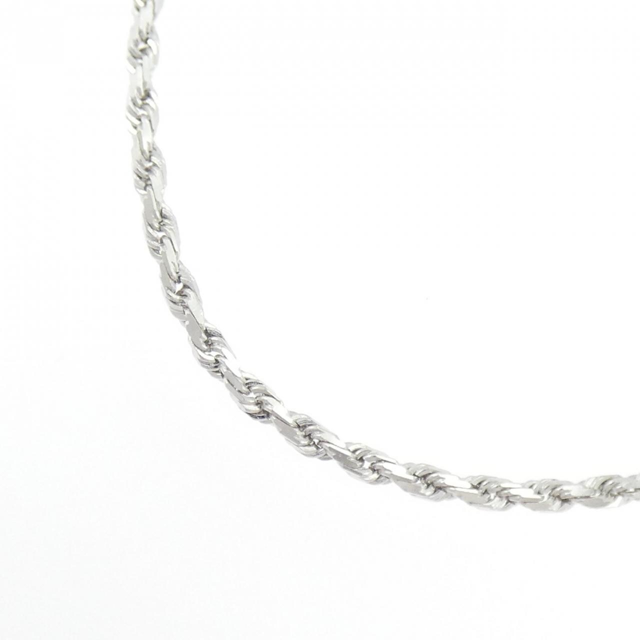 750WG/PT850 Chain Necklace