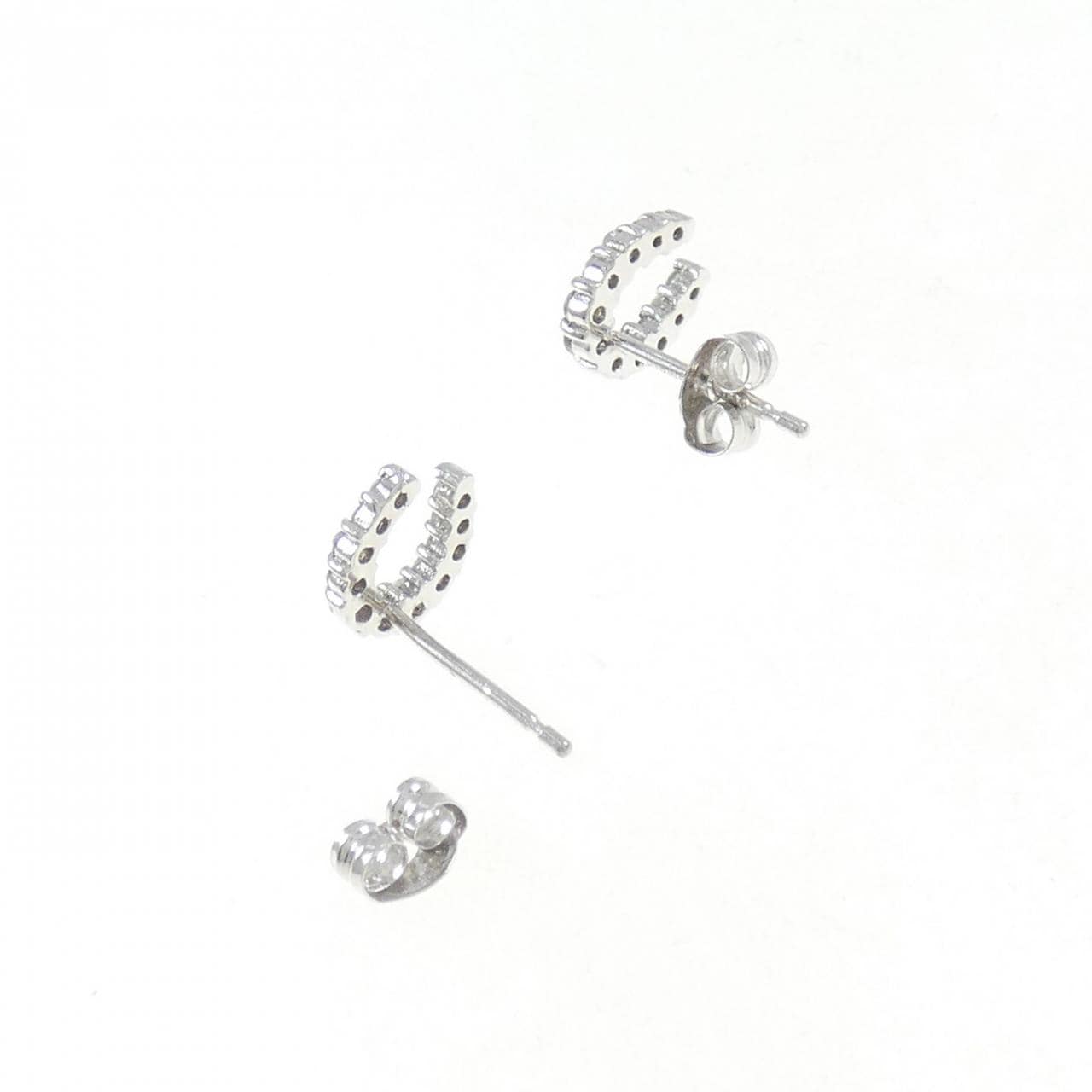 K18WG ダイヤモンド ピアス 0.20CT