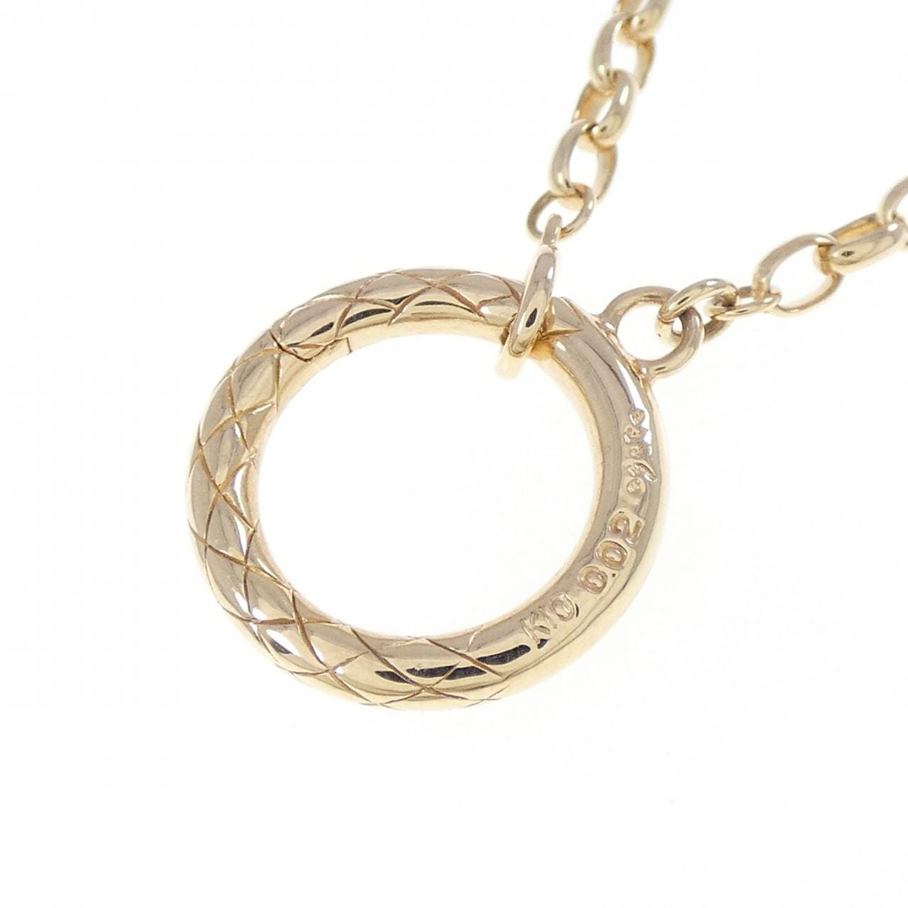 アガット ダイヤモンド ネックレス 0.02CT