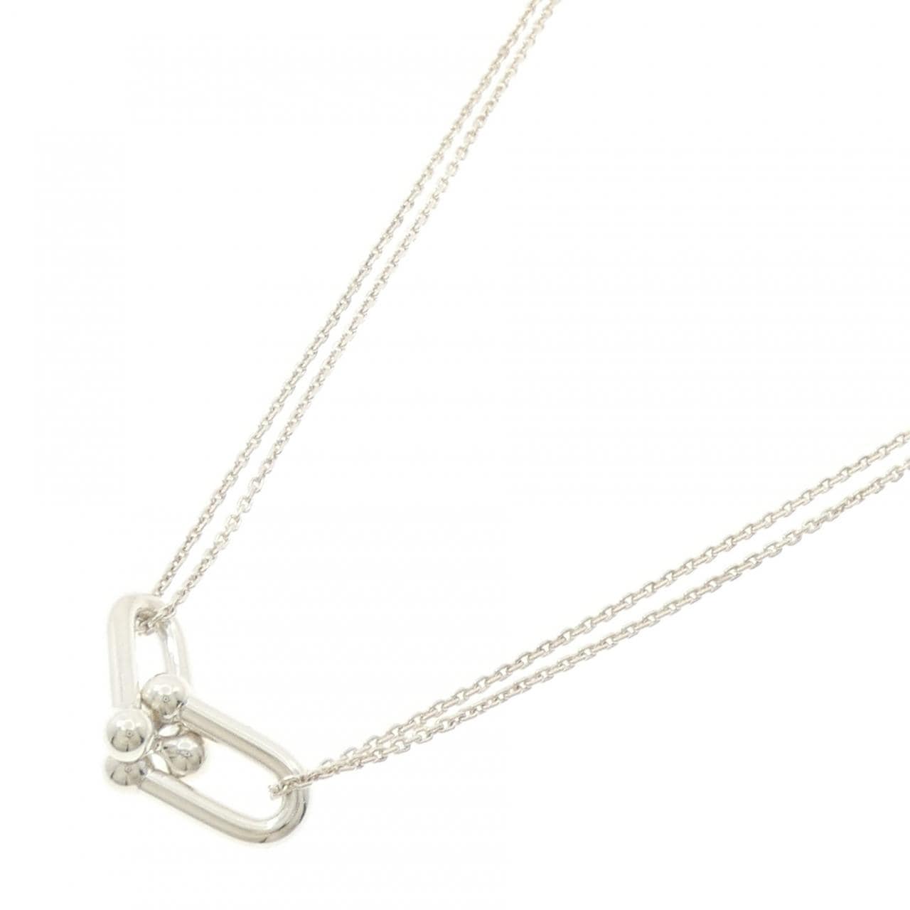 ティファニー ハードウェア ラージ ダブル リンク ネックレス