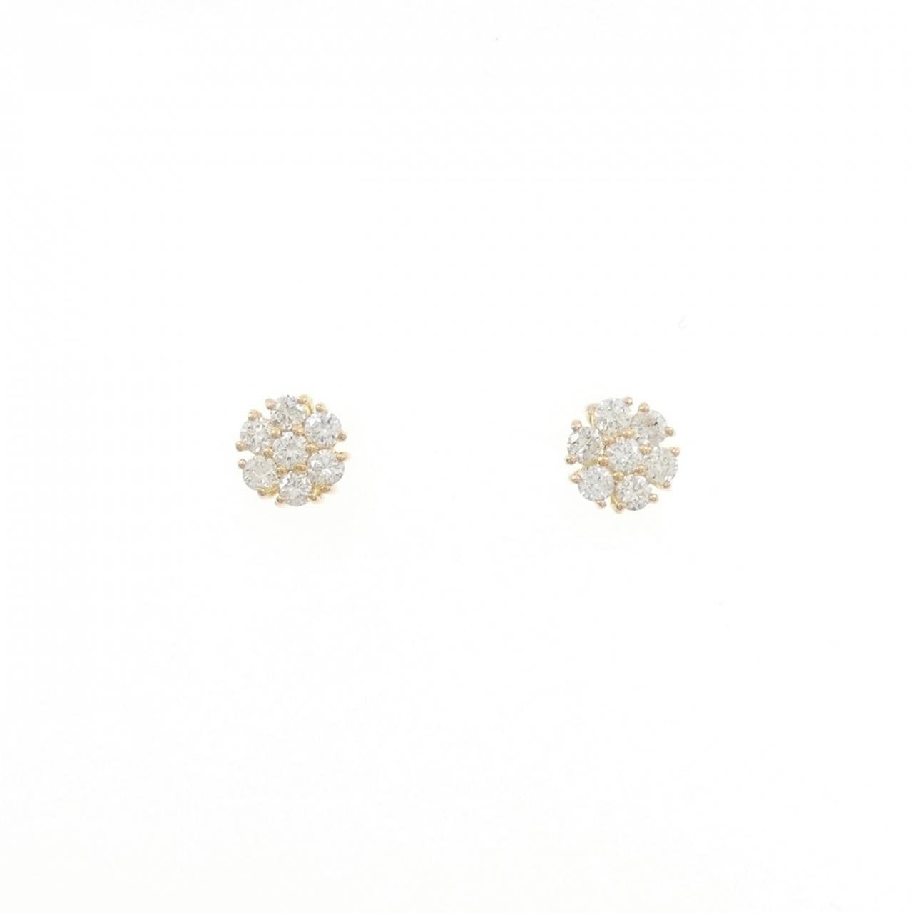 【リメイク】K18YG ダイヤモンド ピアス 0.30CT