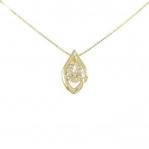 K18YG ダイヤモンド ネックレス 0.15CT