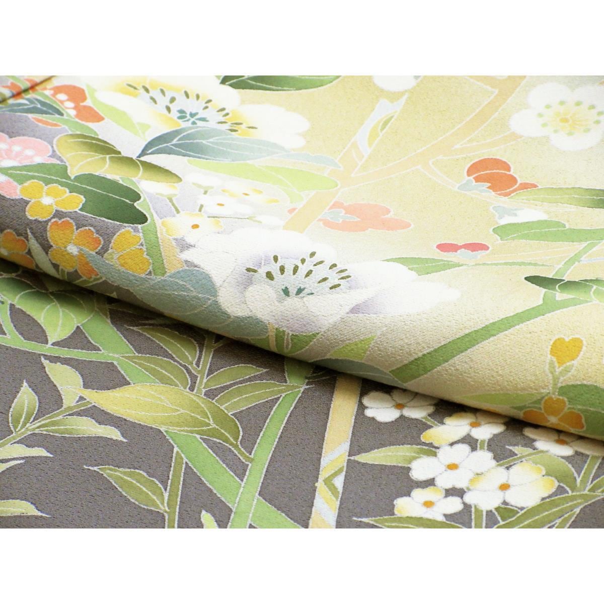 訪問着　友禅加工ボカシ染