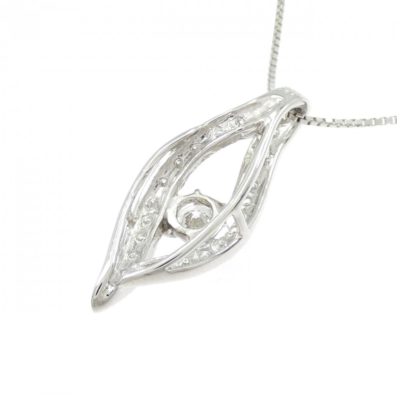 PT900/PT850 ダイヤモンド ネックレス 0.24CT