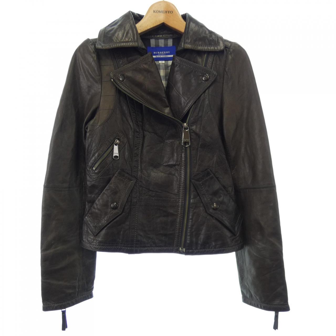 バーバリーブルーレーベル BURBERRY BLUE LABEL レザージャケット