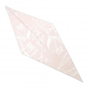 エルメス HERMES HARNAIS DE COUR 434223T ロザンジュ コットン ショール