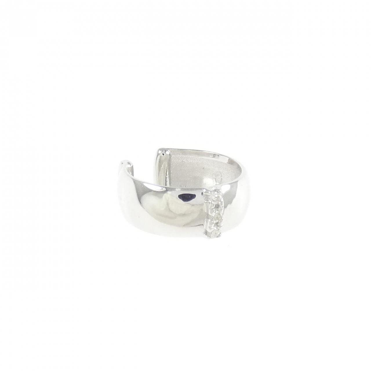 K14WG ダイヤモンド イヤーカフ 片耳