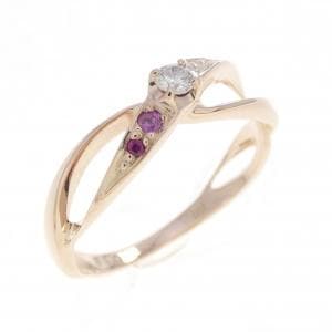 K10PG カラーストーン リング