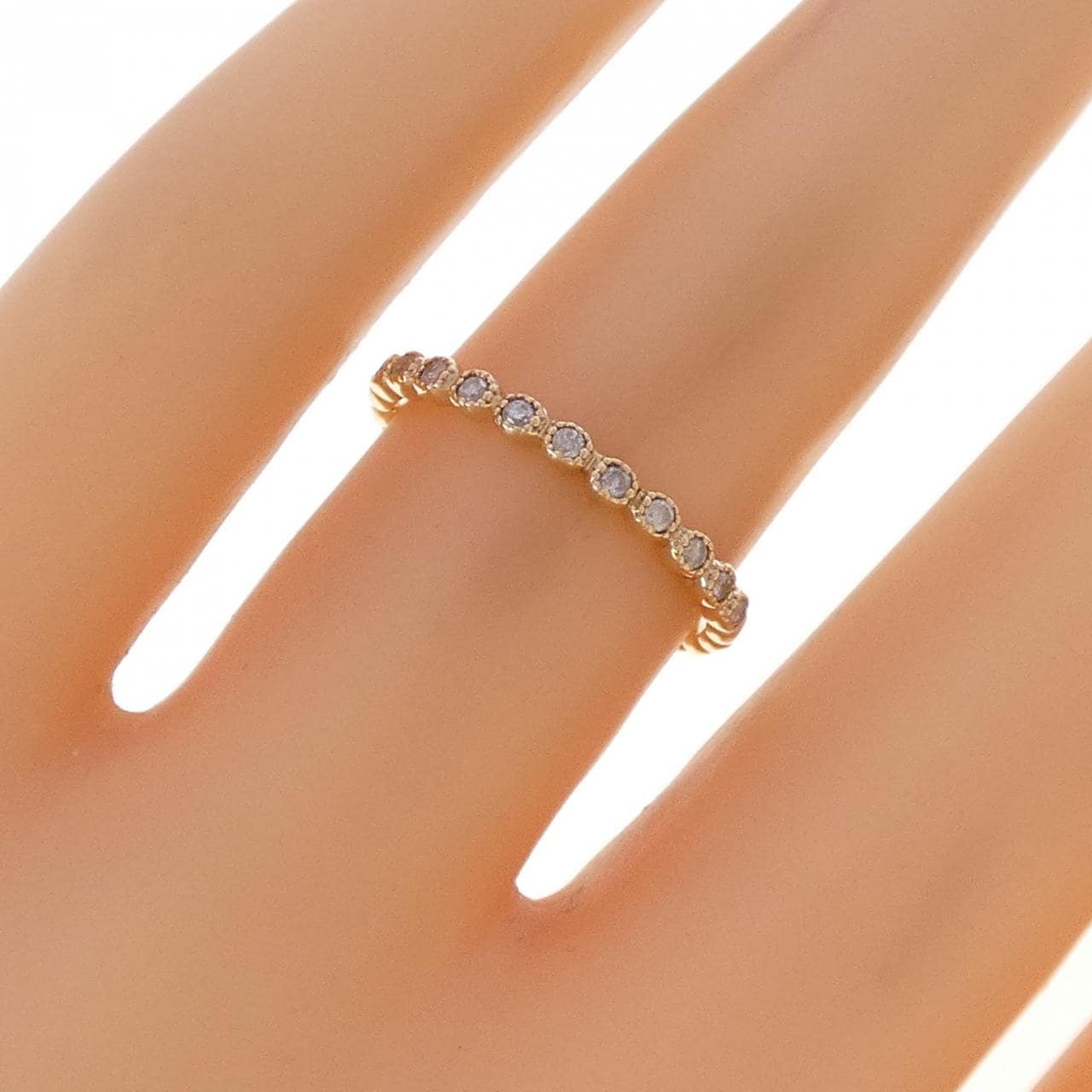 アガット ダイヤモンド リング 0.09CT