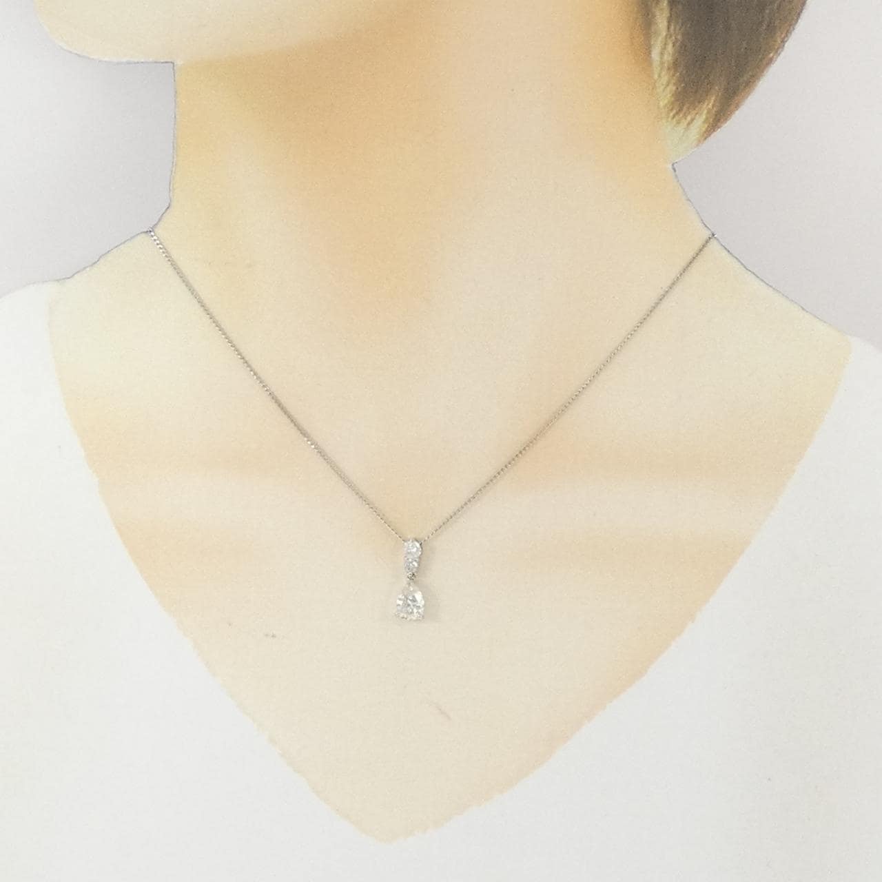 PT1000 ダイヤモンド ネックレス 1.064CT