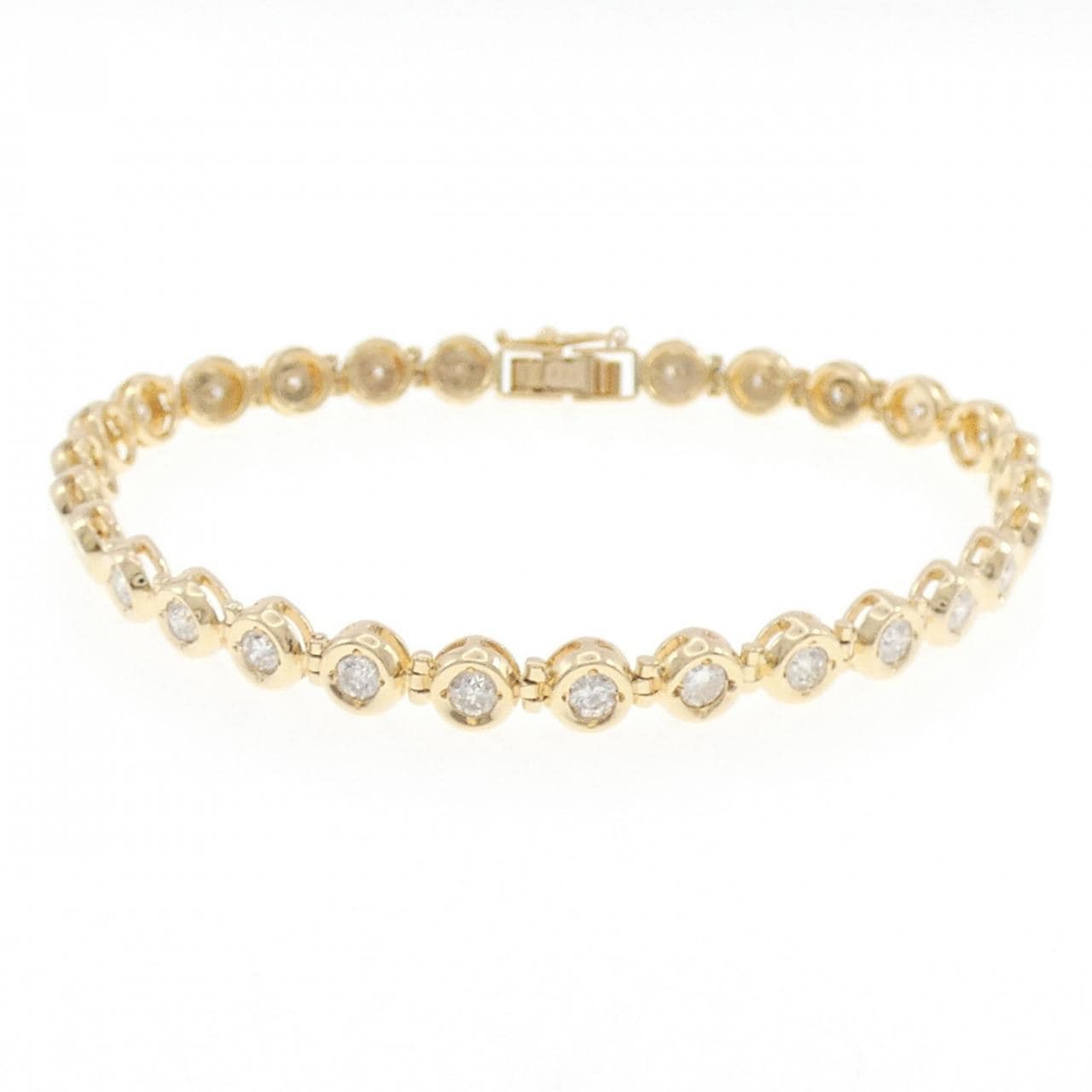 K18YG ダイヤモンド ブレスレット 1.50CT