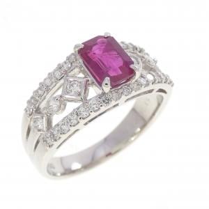 PT900 ルビー リング 1.13CT