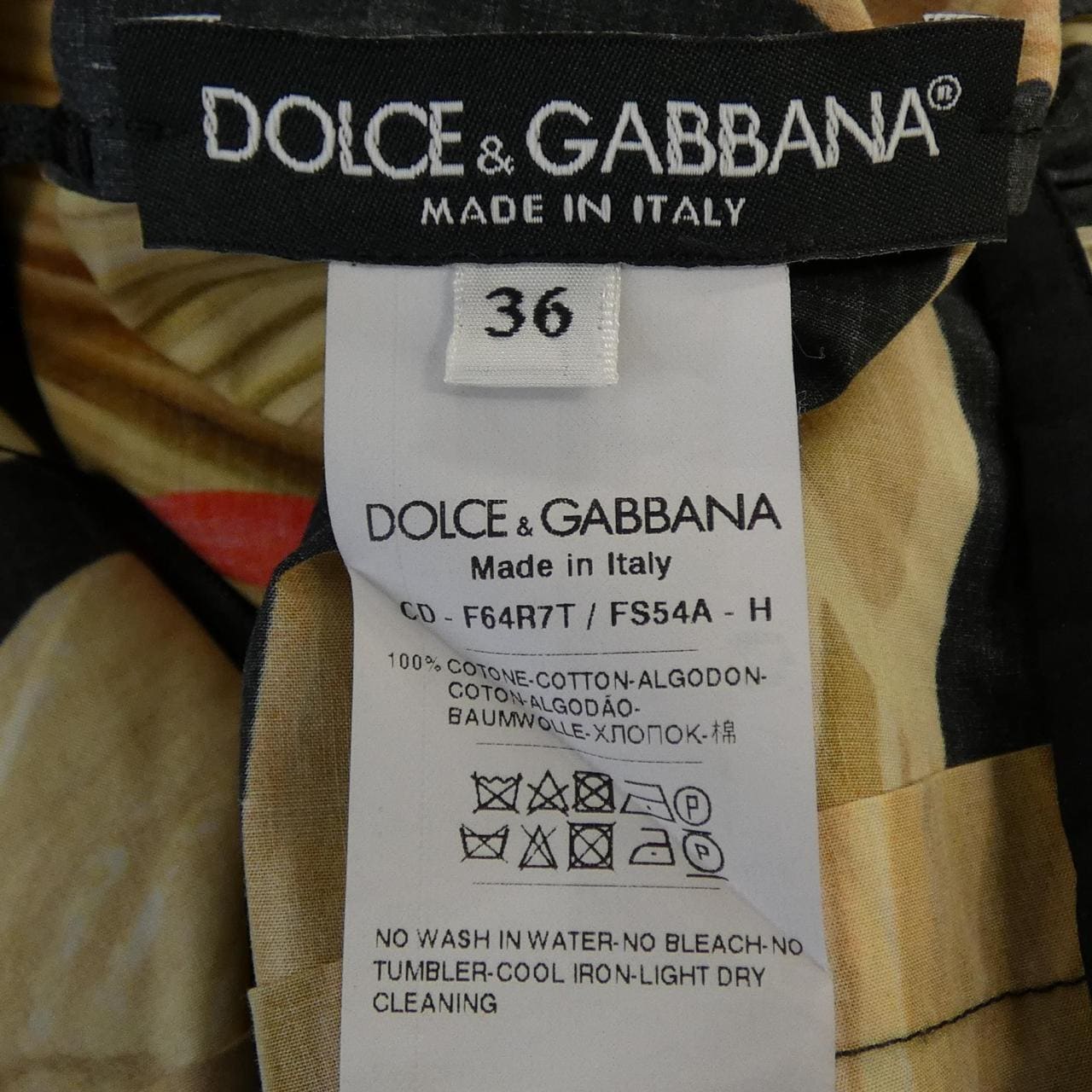 ドルチェアンドガッバーナ DOLCE&GABBANA F64R7T ワンピース