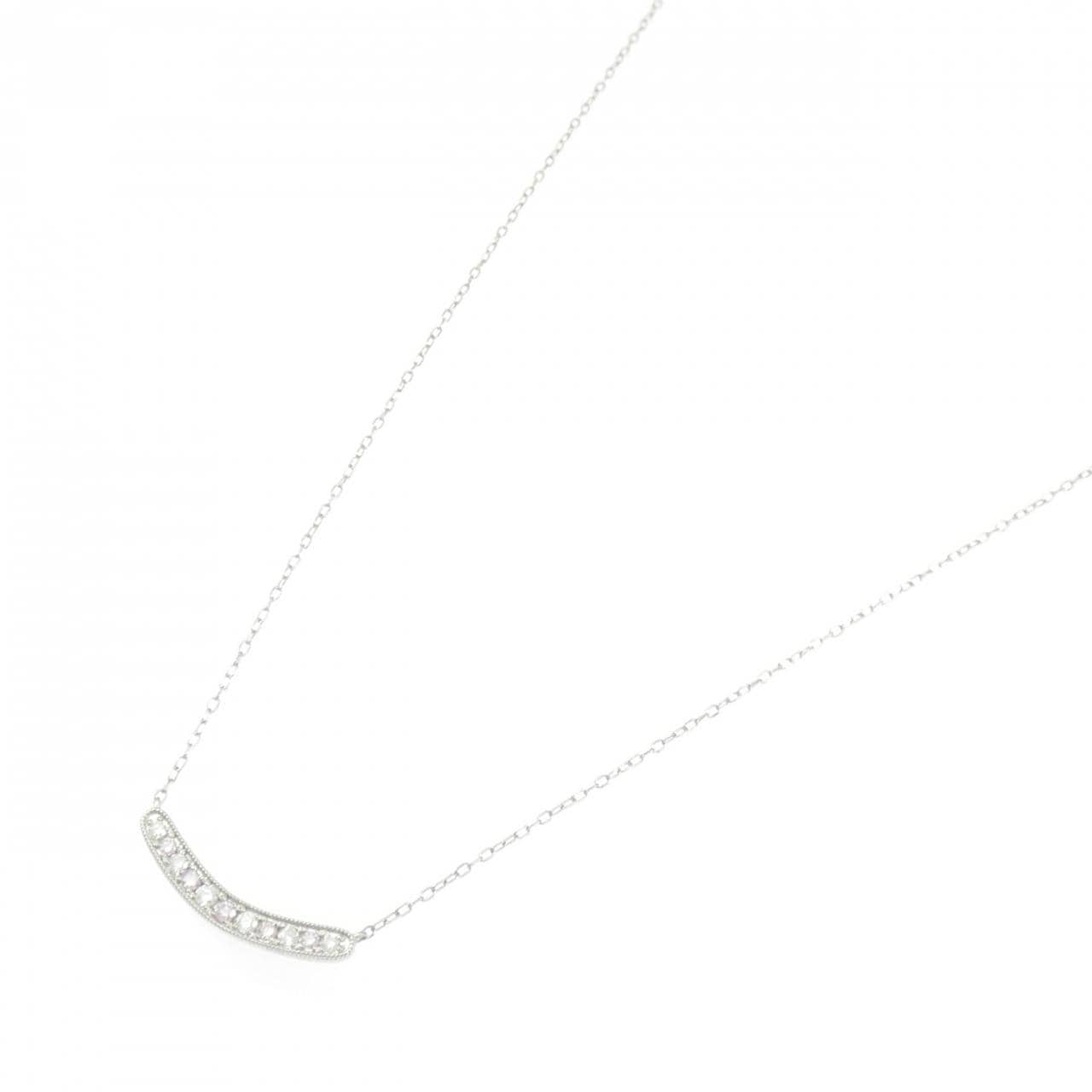 PT900/PT850 ダイヤモンド ネックレス 0.19CT