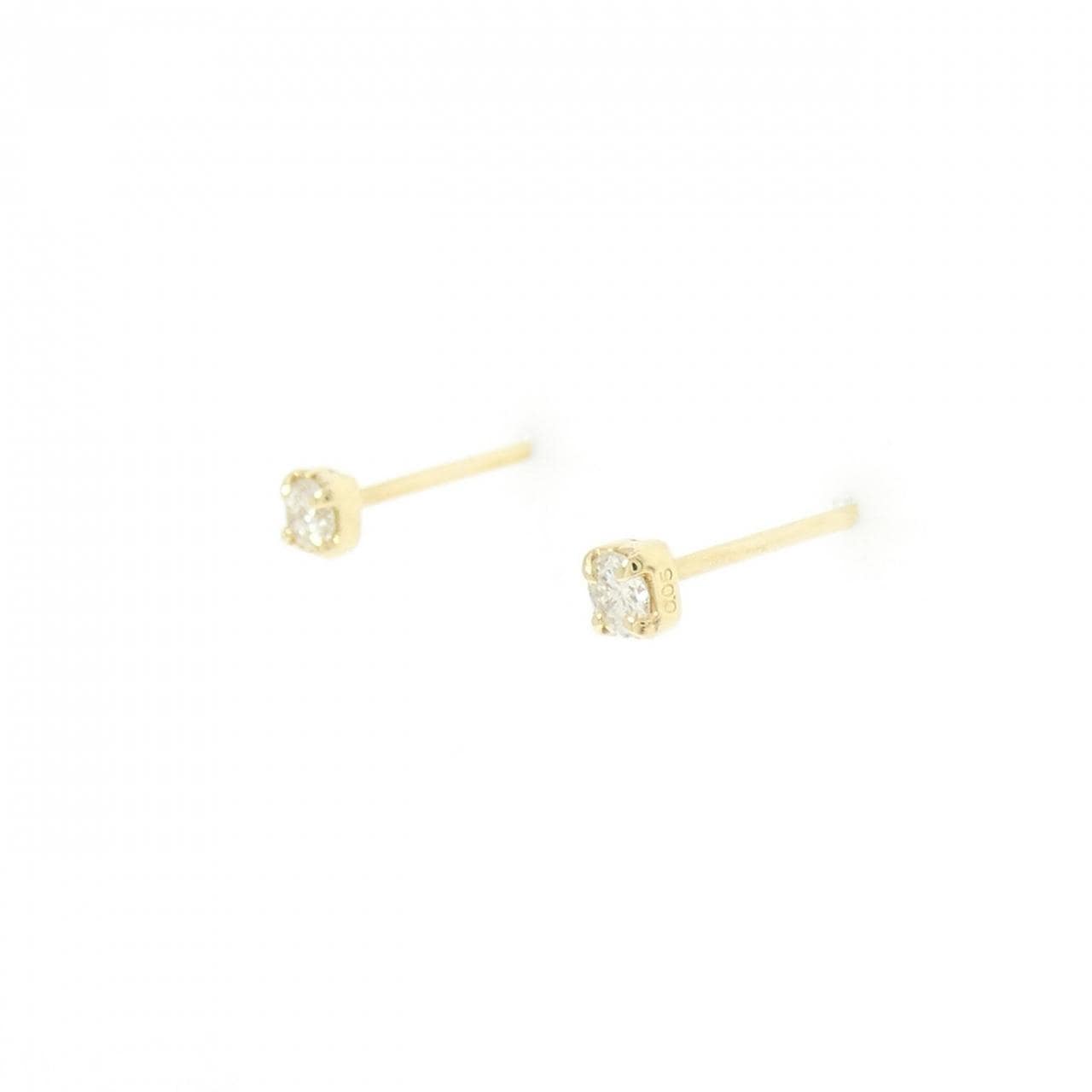 K18YG ダイヤモンド ピアス 0.1CT