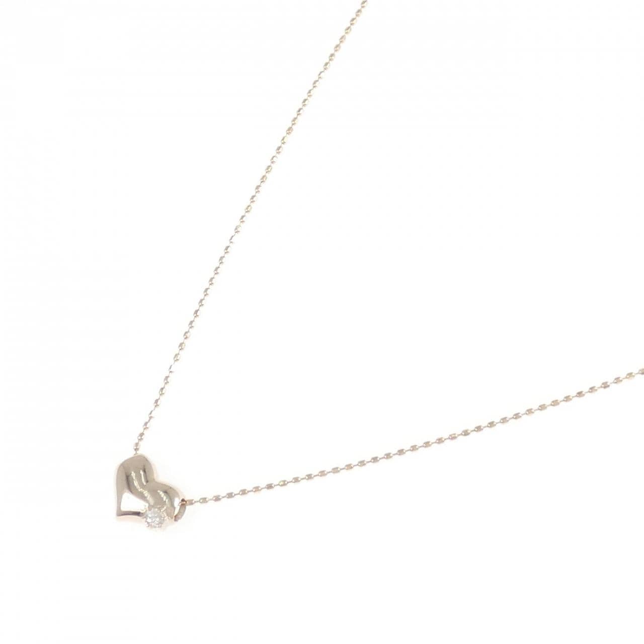 K10PG ダイヤモンド ネックレス 0.03CT