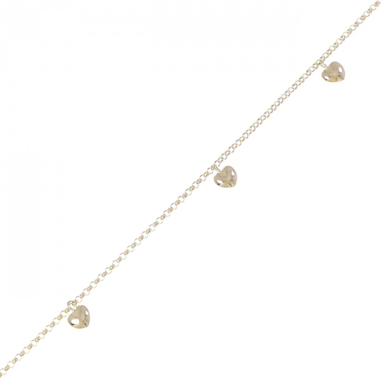 750YG ハート ブレスレット