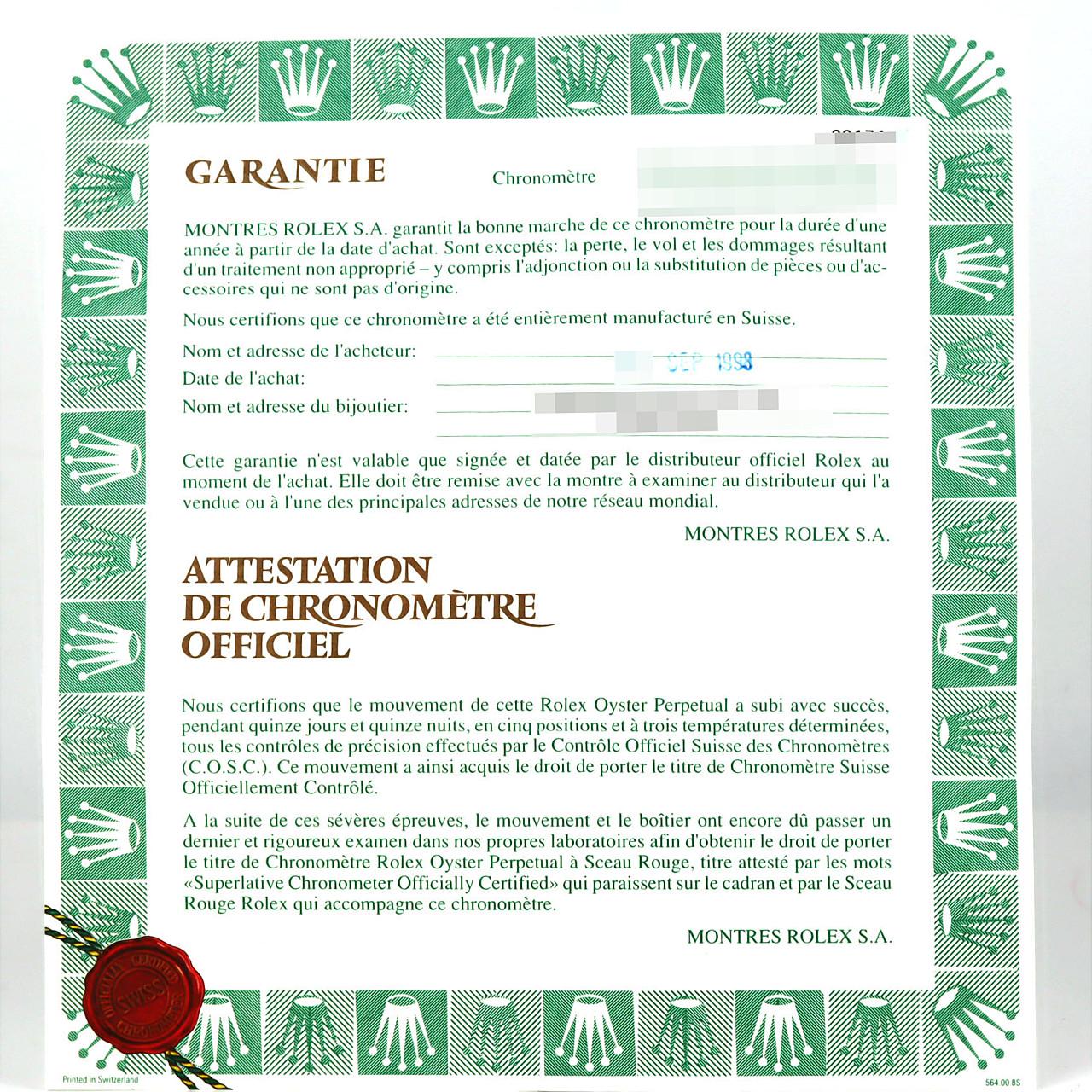 ロレックス デイトジャスト 69174 SSxWG 自動巻 U番